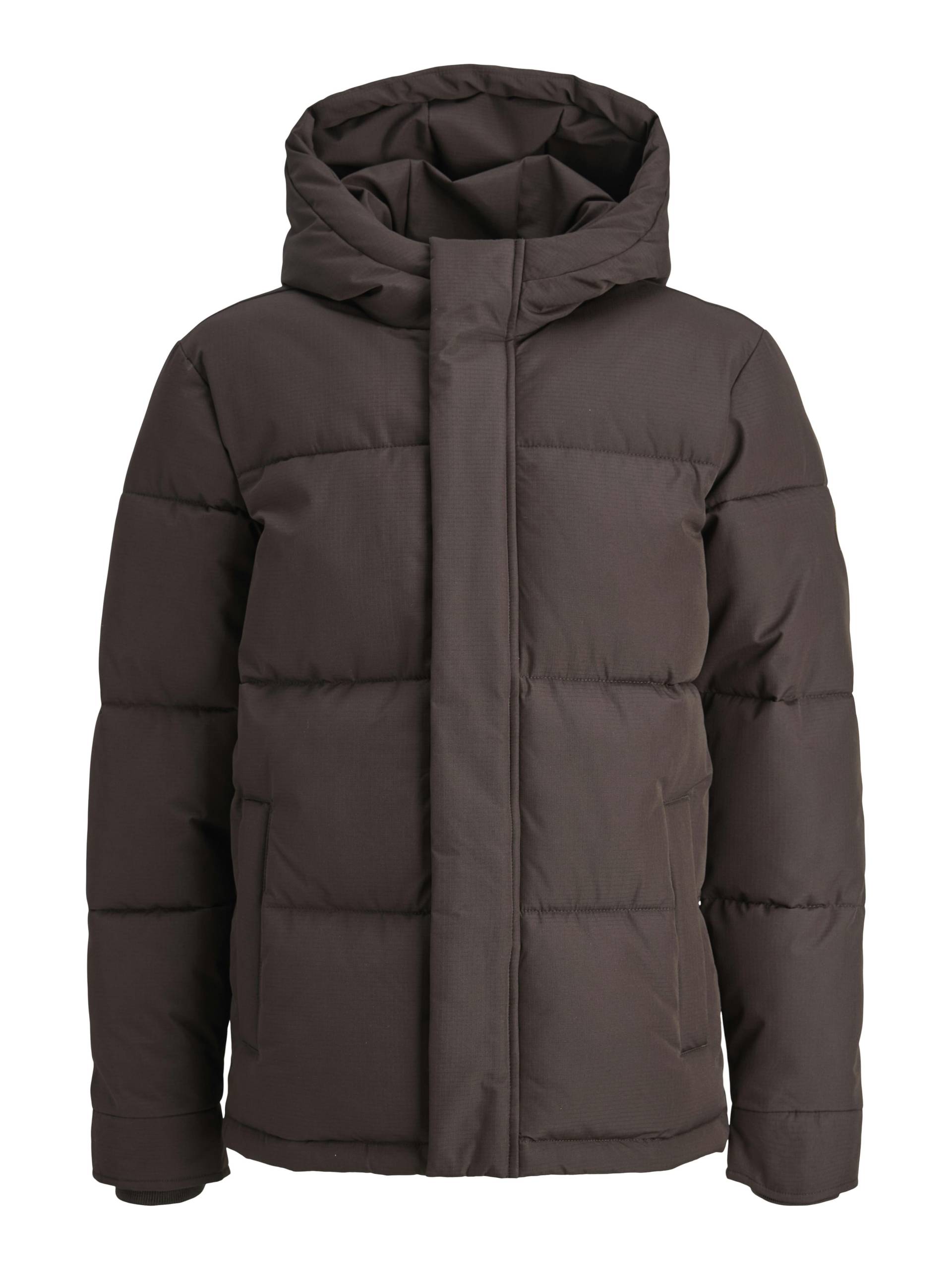JACK&JONES - JORINWOOD HOOD PUFFER JACKET JNR chocolate torte - Gr. - 176 von JACK&JONES