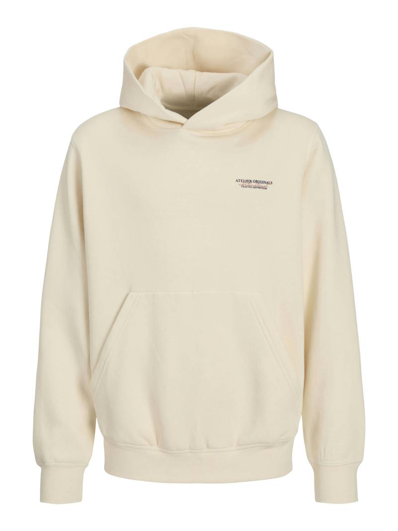 JACK&JONES - JORISLINGTON BACK SWEAT HOOD SN JNR antique white - Gr. - 140 von JACK&JONES
