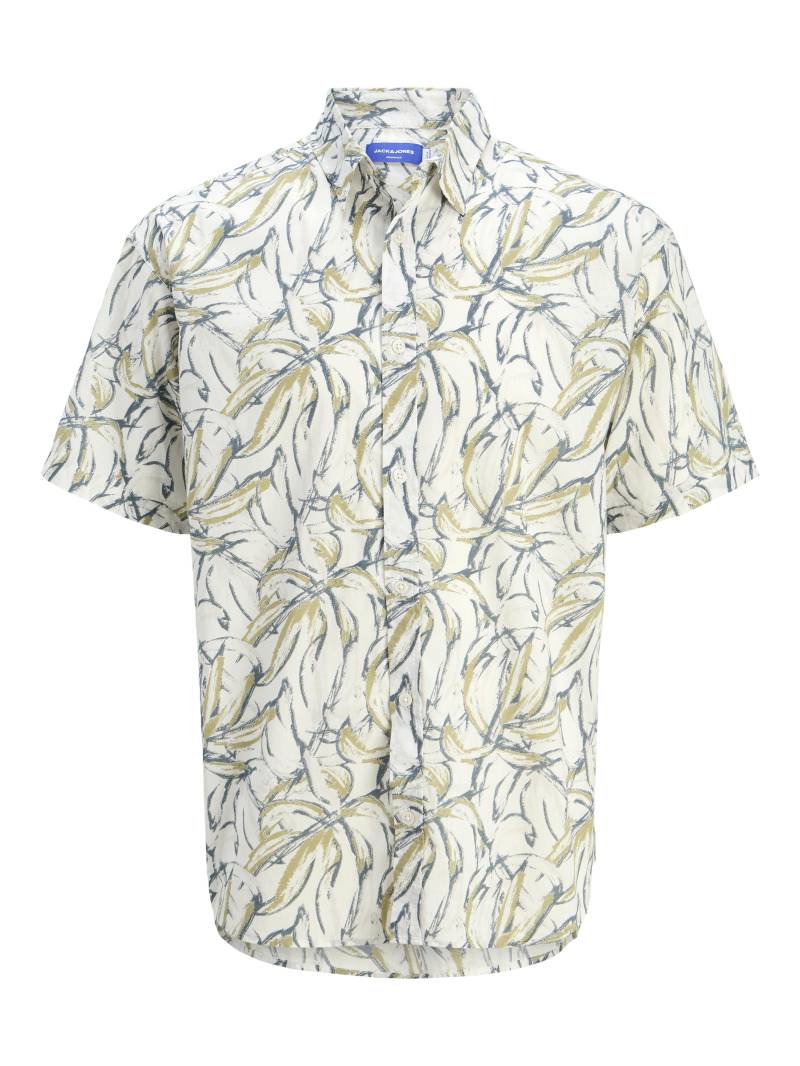 JACK&JONES - JORJOSHUA SPLIT AOP SHIRT SS JNR cloud dancer - Gr. - 140 von JACK&JONES