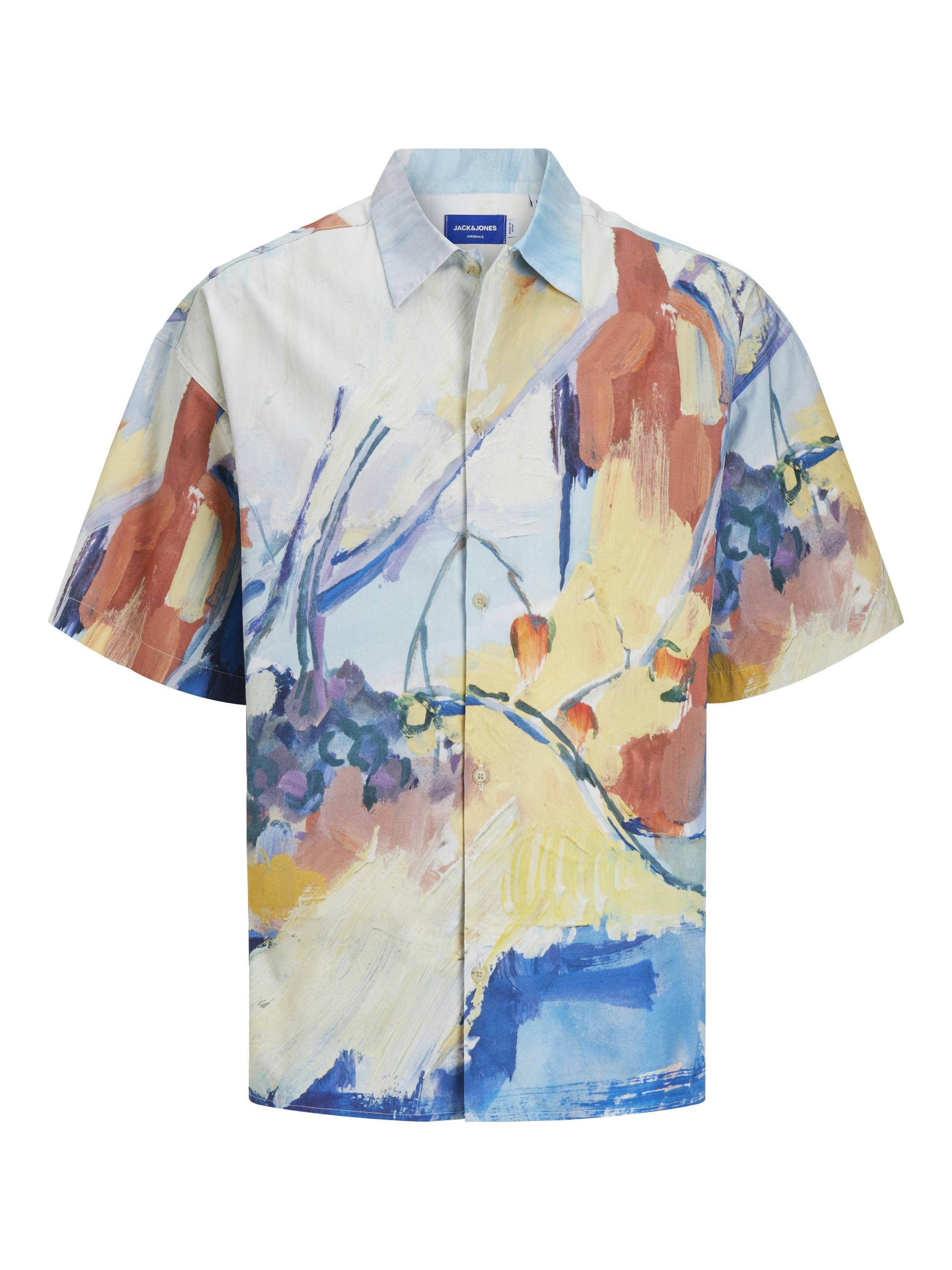 JACK&JONES - JORLANDSCAPE SHIRT SS JNR moonbeam - Gr. - 164 von JACK&JONES