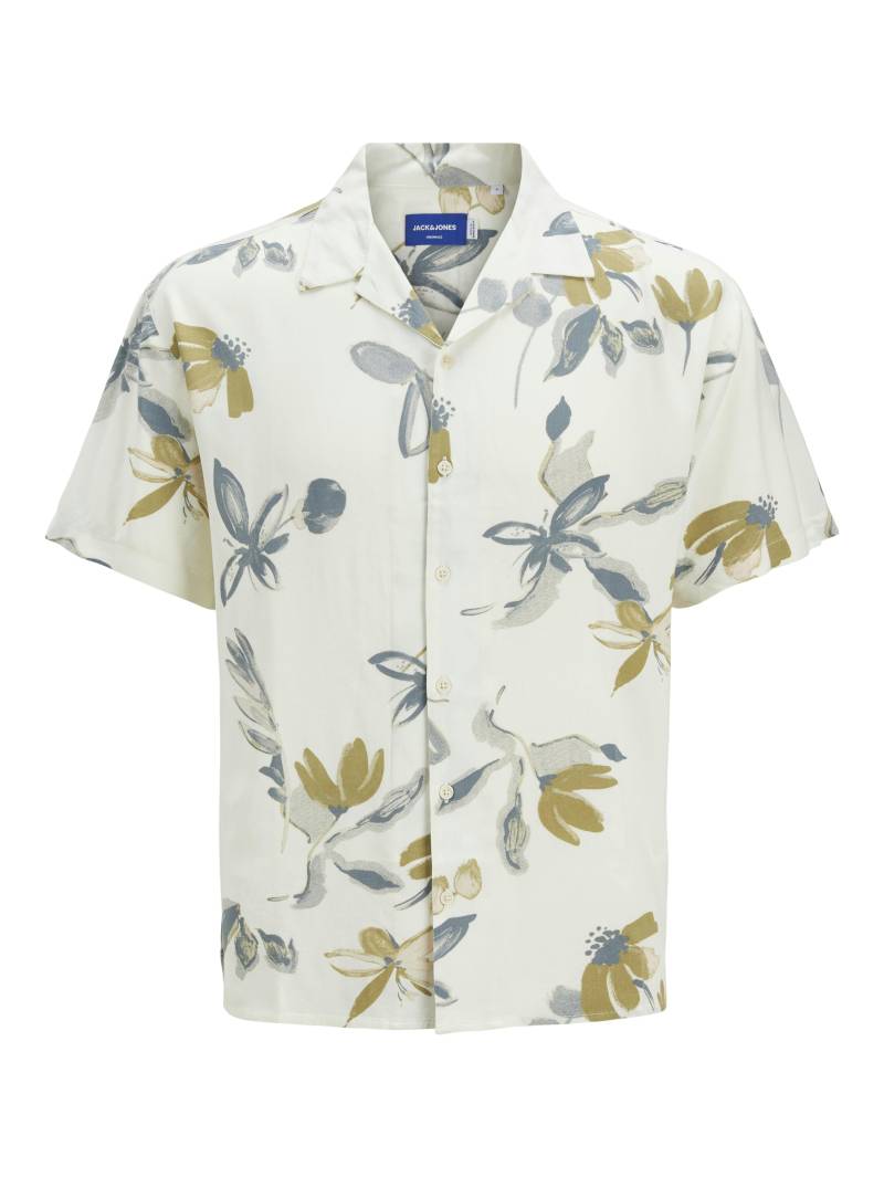 JACK&JONES - JORLUKE VARENNA AOP SHIRT SS JNR cloud dancer - Gr. - 176 von JACK&JONES
