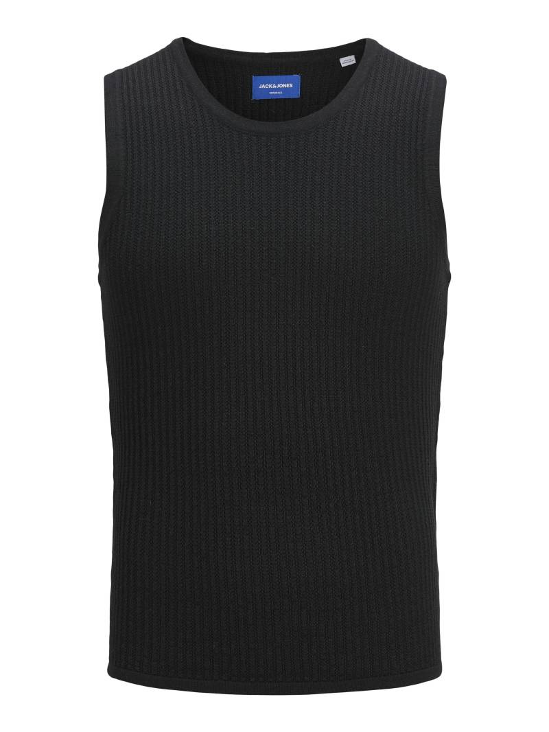 JACK&JONES - JORMARRAKECH KNIT TANK TOP black - Gr. - S von JACK&JONES