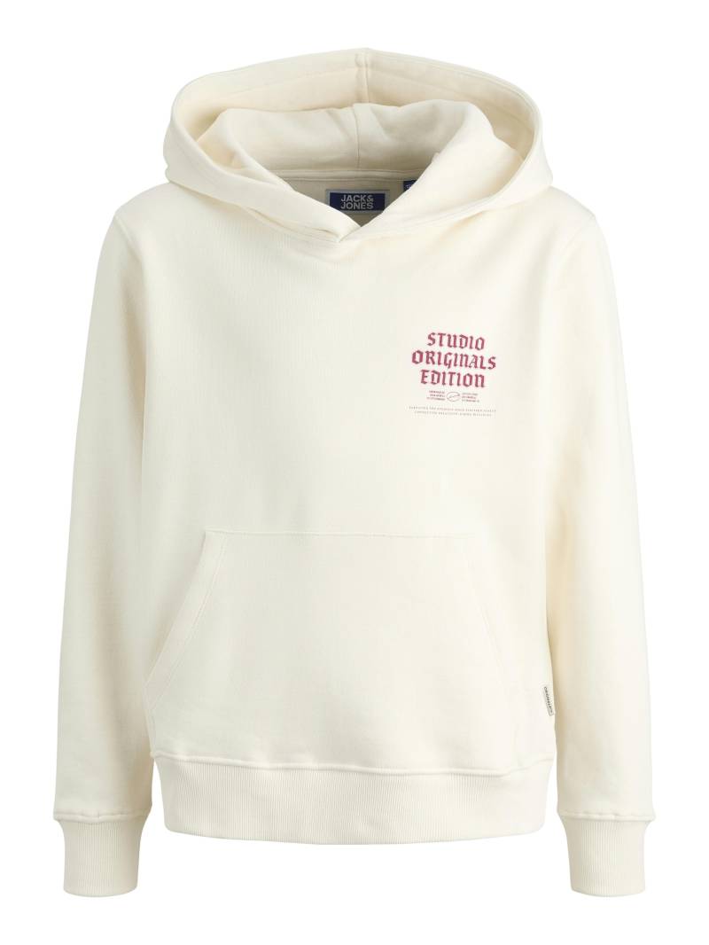 JACK&JONES - JORMEADOWS SWEAT HOOD JNR antique white - Gr. - 176 von JACK&JONES