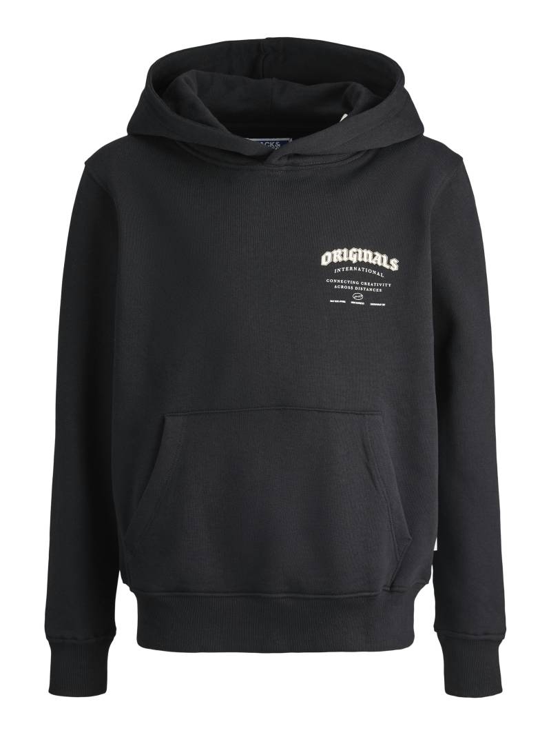 JACK&JONES - JORMEADOWS SWEAT HOOD JNR black - Gr. - 140 von JACK&JONES