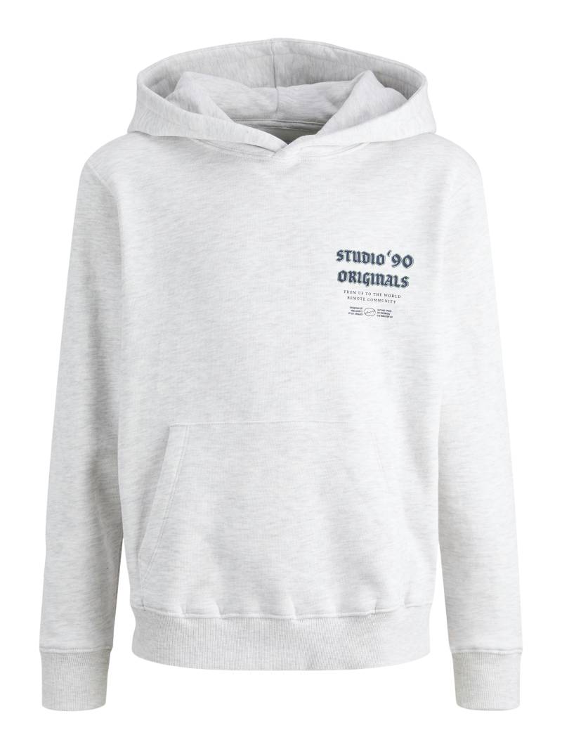 JACK&JONES - JORMEADOWS SWEAT HOOD JNR bright white - Gr. - 176 von JACK&JONES