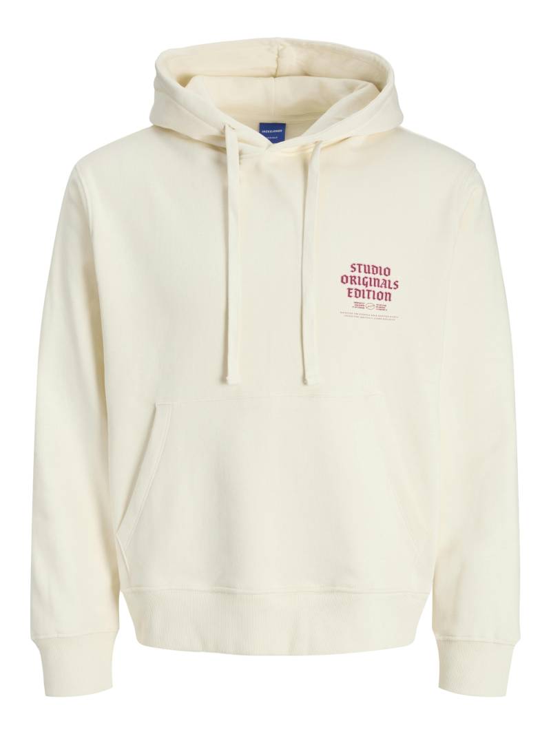 JACK&JONES - JORMEADOWS SWEAT HOOD antique white - Gr. - XL von JACK&JONES
