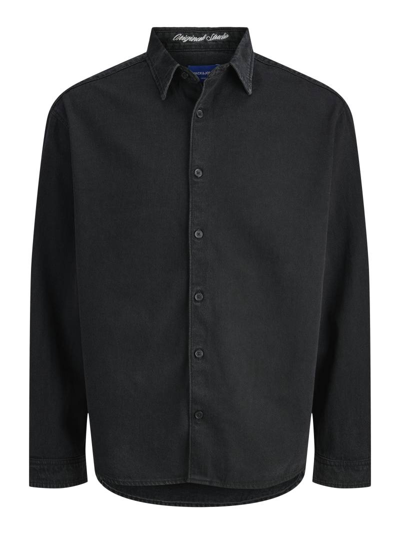 JACK&JONES - JORNORREBRO DENIM SHIRT LS JNR black denim - Gr. - 176 von JACK&JONES