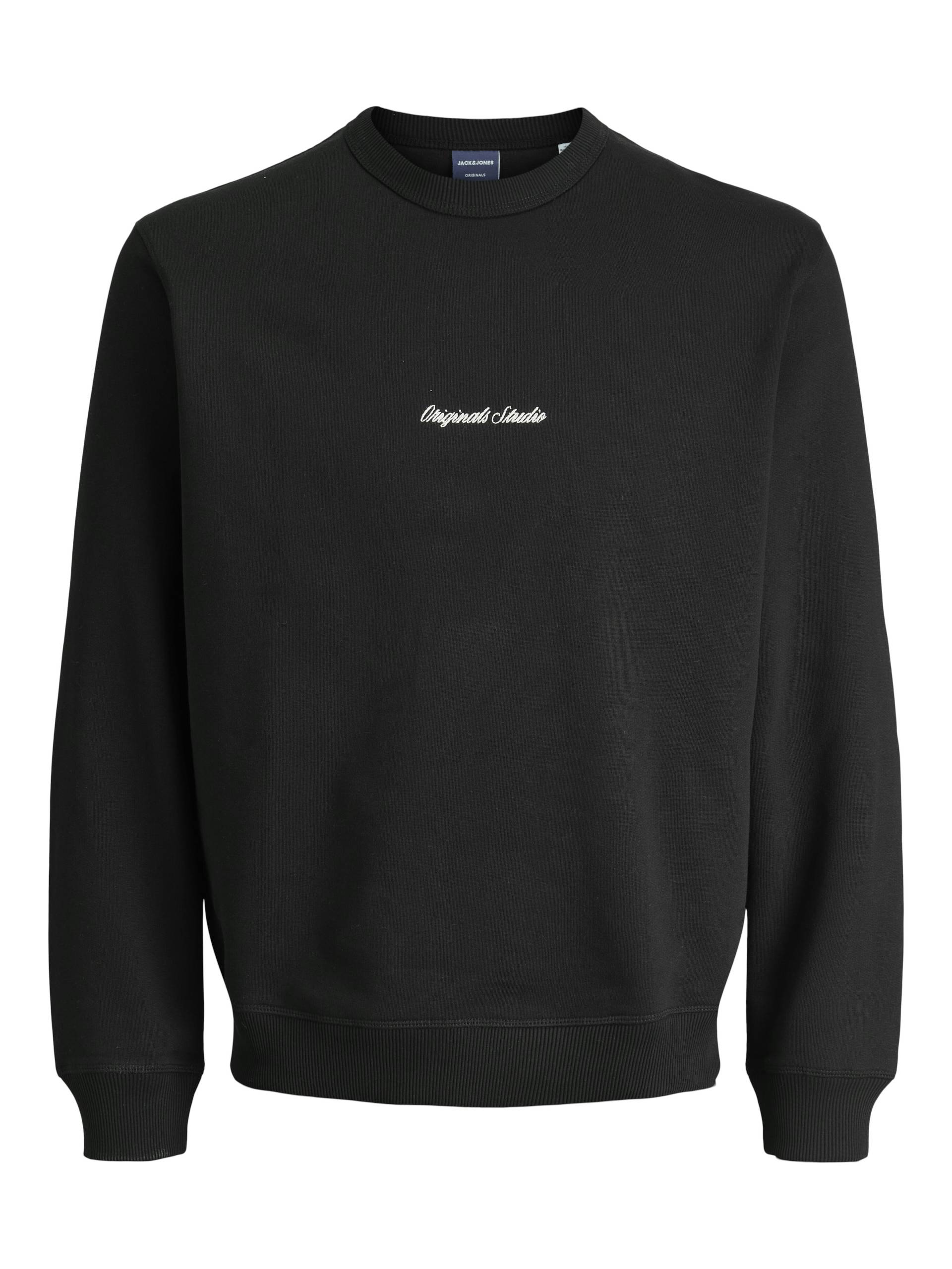 JACK&JONES - JORNORREBRO EMB SWEAT CREW NOOS JNR black - Gr. - 164 von JACK&JONES