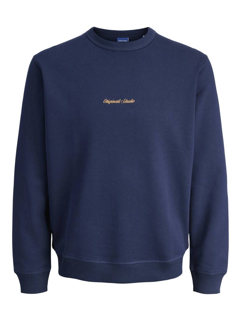 JACK&JONES - JORNORREBRO EMB SWEAT CREW NOOS ocean cavern - Gr. - S von JACK&JONES