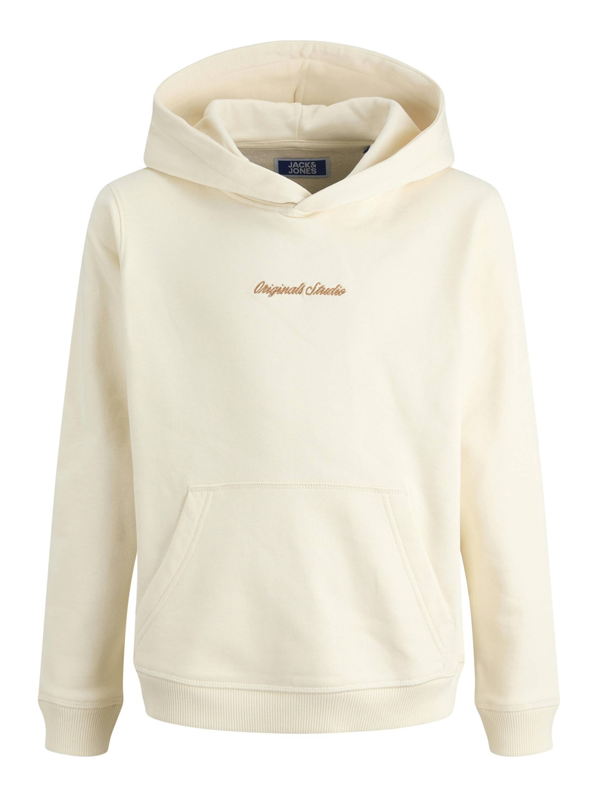 JACK&JONES - JORNORREBRO EMB SWEAT HOOD NOOS JNR antique white - Gr. - 164 von JACK&JONES