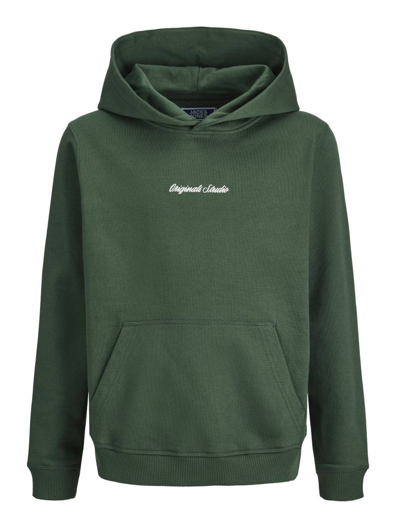 JACK&JONES - JORNORREBRO EMB SWEAT HOOD NOOS JNR sycamore - Gr. - 140 von JACK&JONES