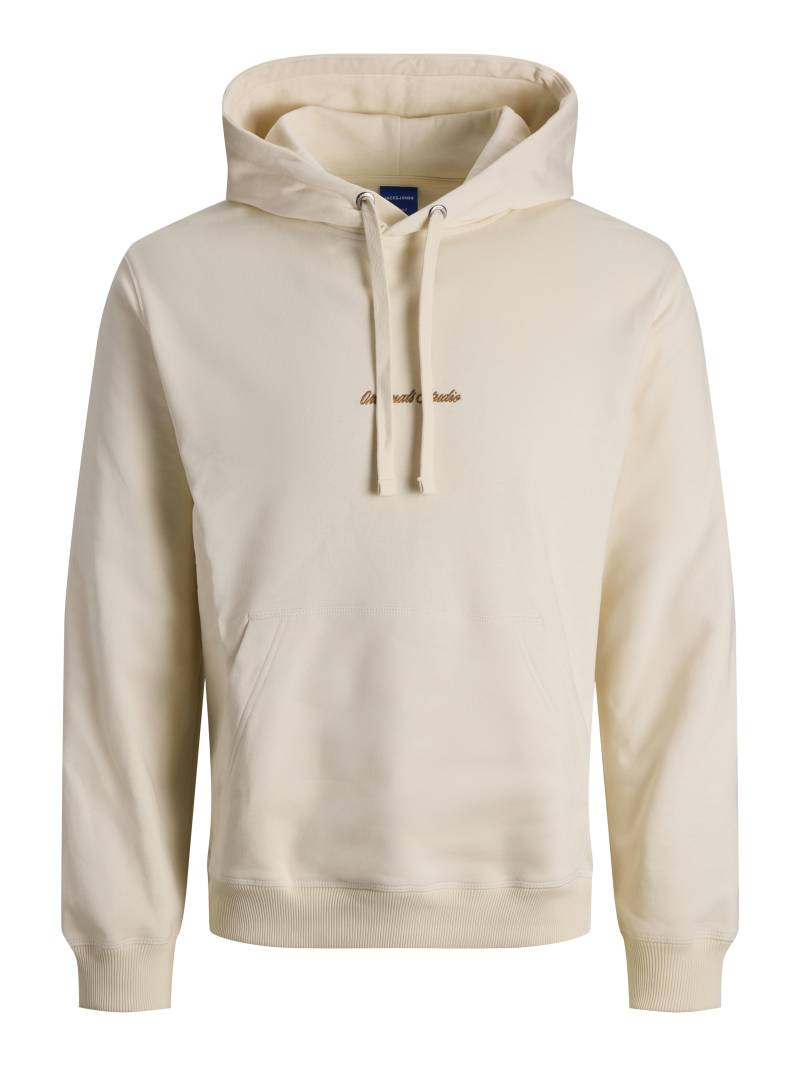JACK&JONES - JORNORREBRO EMB SWEAT HOOD NOOS antique white - Gr. - S von JACK&JONES