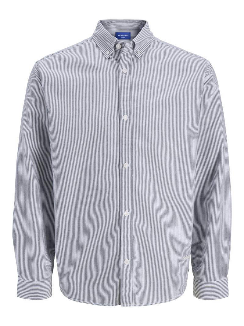 JACK&JONES - JORNORREBRO OXFORD SHIRT LS NOOS sycamore - Gr. - M von JACK&JONES