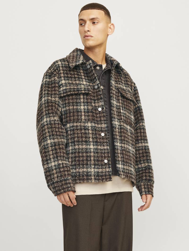 JACK&JONES - JORONTARIO JACKET chocolate brown - Gr. - S von JACK&JONES