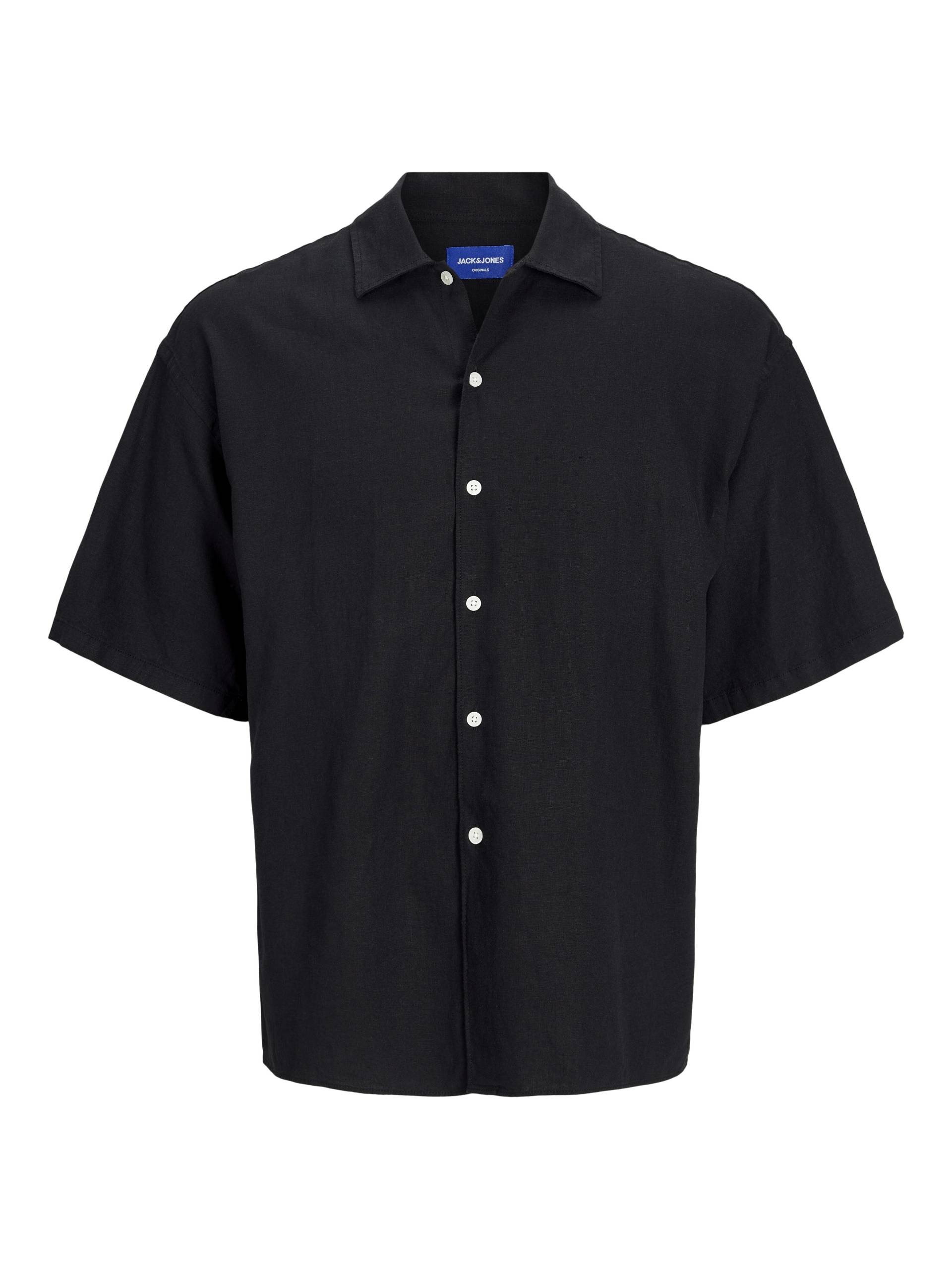 JACK&JONES - JORPAROS OVERSIZED SHIRT SS JNR black - Gr. - 140 von JACK&JONES