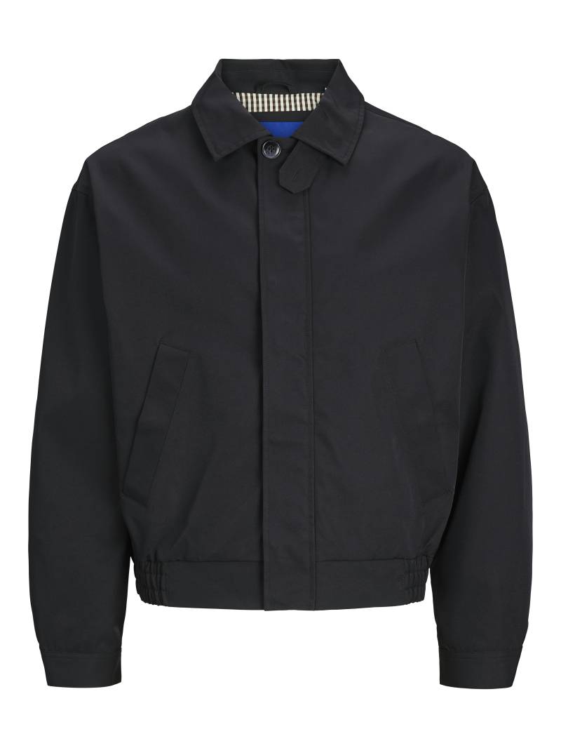 JACK&JONES - JORSANTORINI HARRINGTON JACKET SN black - Gr. - S von JACK&JONES