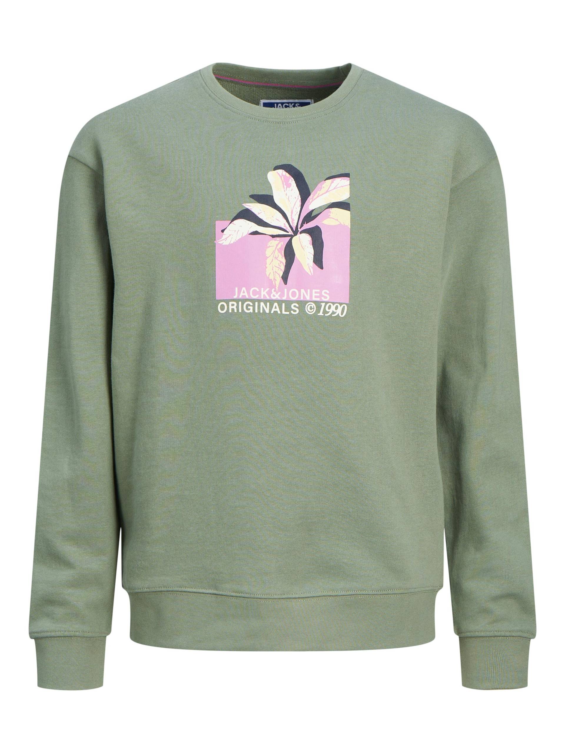 JACK&JONES - JORTAMPA BRANDING SWEAT CREW NECK JNR laurel wreath - Gr. - 164 von JACK&JONES