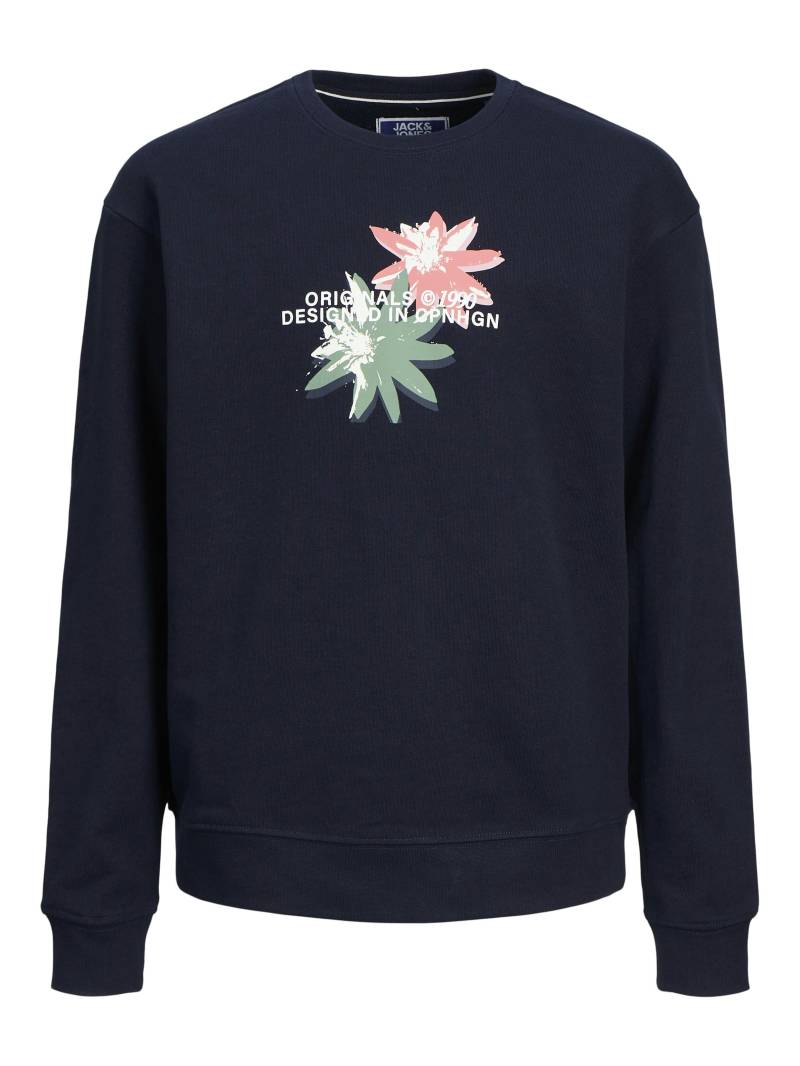 JACK&JONES - JORTAMPA BRANDING SWEAT CREW NECK JNR sky captain - Gr. - 176 von JACK&JONES