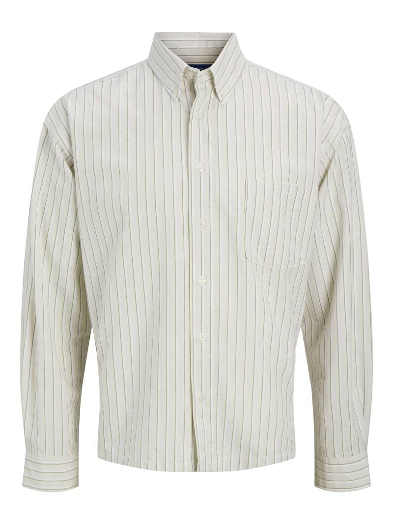 JACK&JONES - JORTHEO BOXY OXFORD SHIRT LS JNR bright white - Gr. - 140 von JACK&JONES