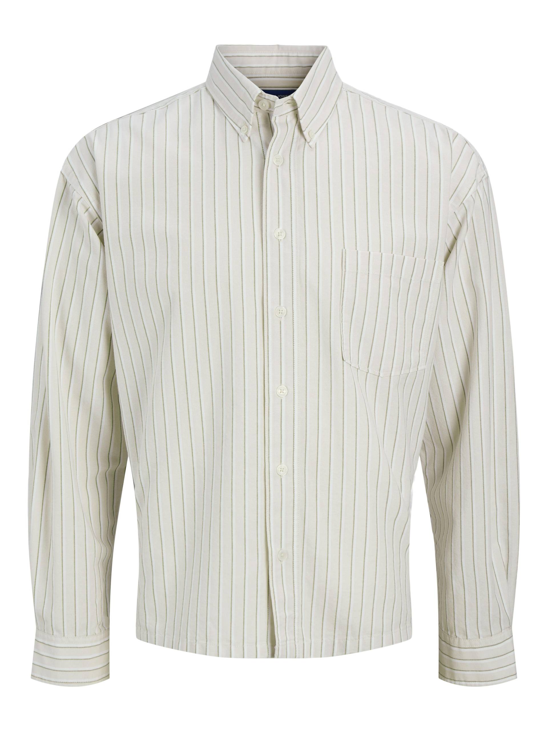 JACK&JONES - JORTHEO BOXY OXFORD SHIRT LS JNR bright white - Gr. - 152 von JACK&JONES
