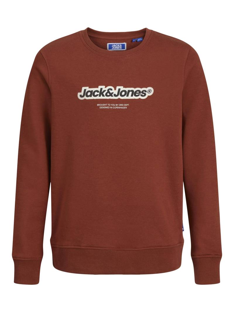 JACK&JONES - JORVESTERBRO NEWTON BRNDG SW CN BF JNR brandy brown - Gr. - 176 von JACK&JONES