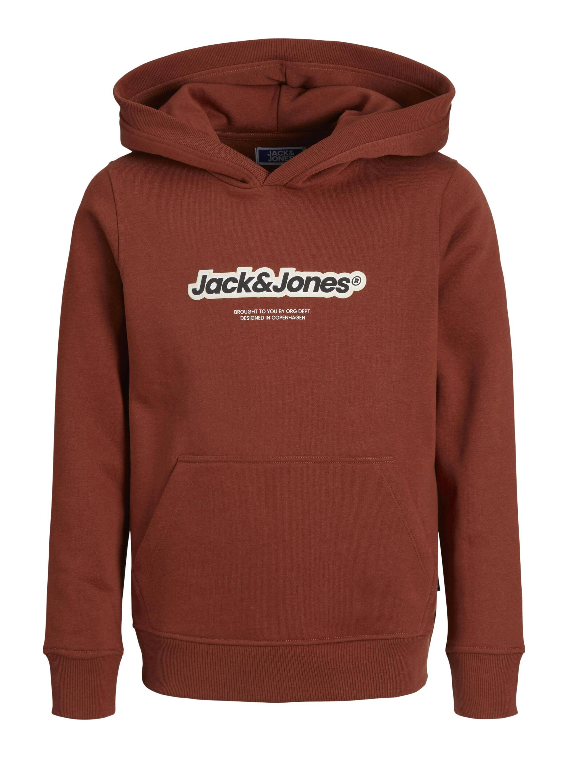 JACK&JONES - JORVESTERBRO NEWTON BRNDG SWEAT BF JNR brandy brown - Gr. - 152 von JACK&JONES
