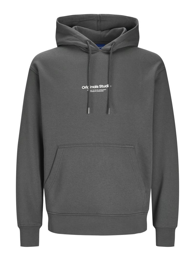 JACK&JONES - JORVESTERBRO SWEAT HOOD NOOS iron gate - Gr. - M von JACK&JONES