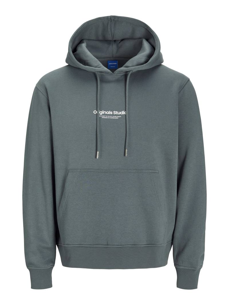 JACK&JONES - JORVESTERBRO SWEAT HOOD NOOS stormy weather - Gr. - S von JACK&JONES