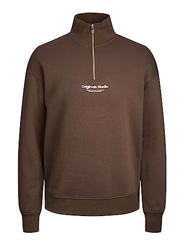 JACK & JONES JORVESTERBRO Sweat Quarter Zip HN SN von JACK & JONES