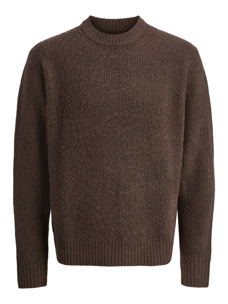 JACK&JONES - JORYORK OLLIE KNIT CREW NECK deep mahogany - Gr. - XXL von JACK&JONES