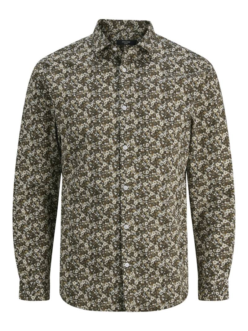 JACK&JONES - JPRBLABLACKPOOL STRETCH AOP LS SHIRT SN - Gr. - S von JACK&JONES