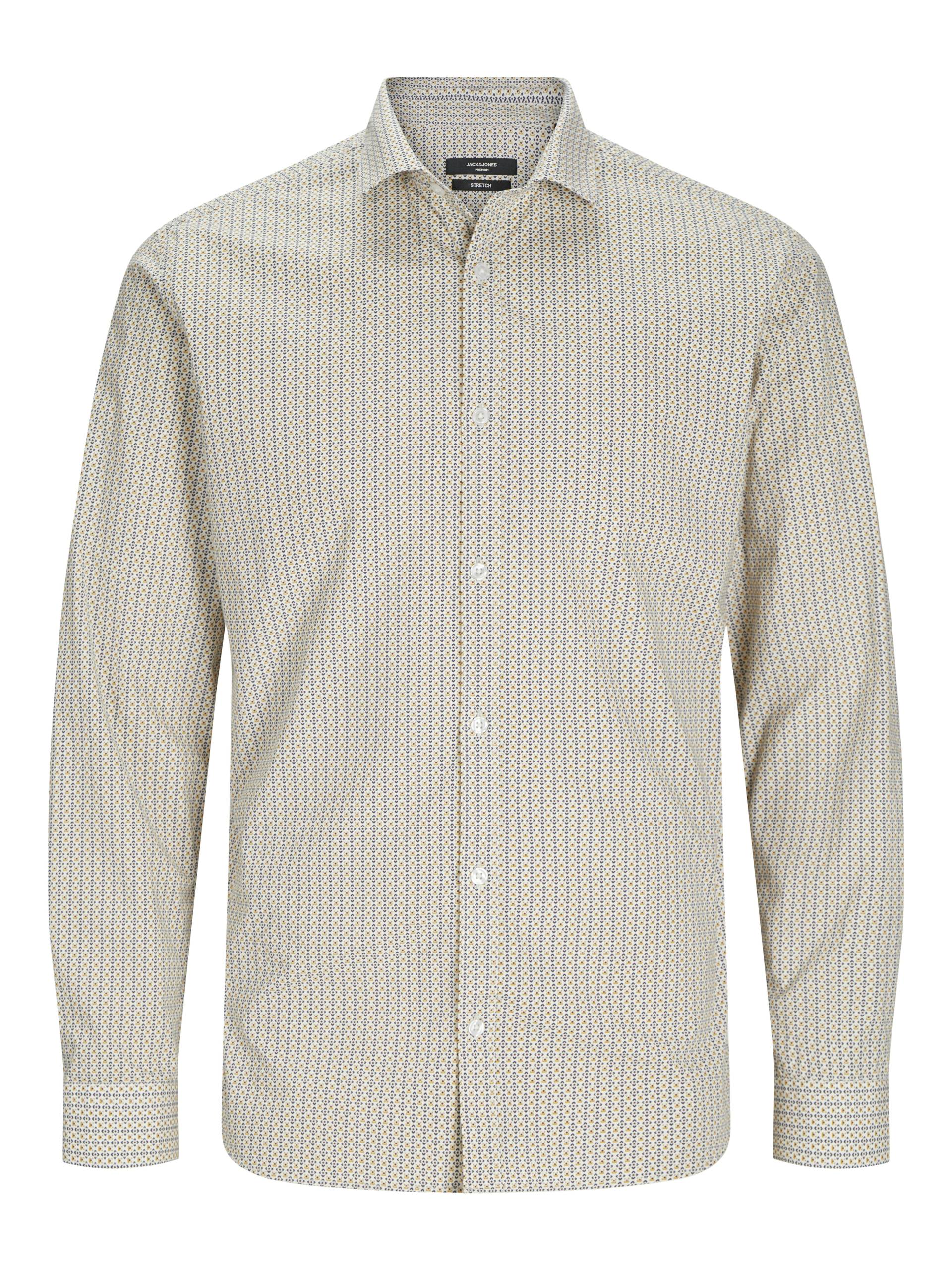 JACK&JONES - JPRBLABLACKPOOL STRETCH LS SHIRT SN mineral yellow - Gr. - S von JACK&JONES