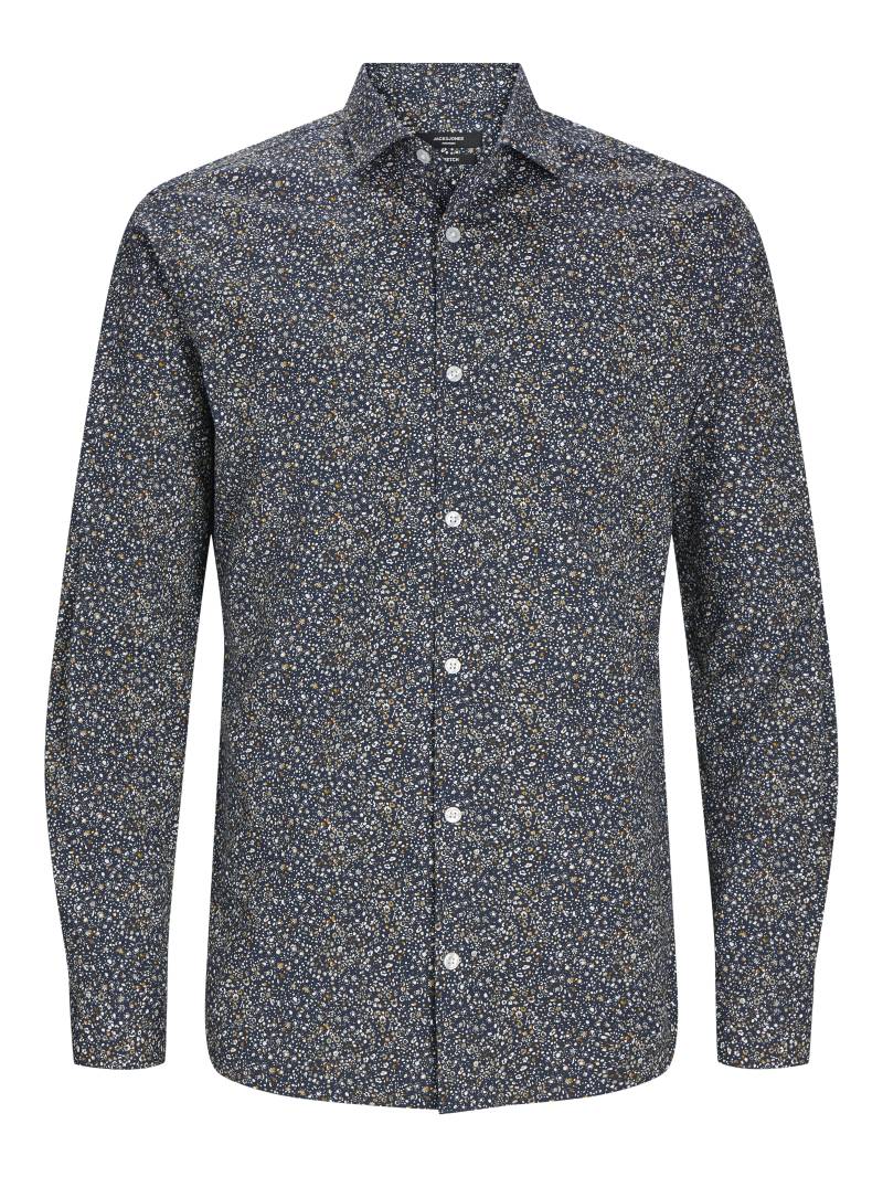 JACK&JONES - JPRBLABLACKPOOL STRETCH LS SHIRT SN night sky - Gr. - XL von JACK&JONES