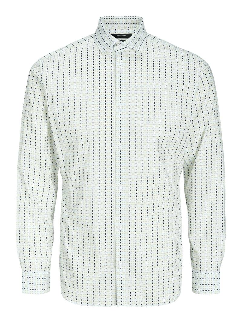 JACK&JONES - JPRBLABLACKPOOL STRETCH SHIRT LS SS23 SN white - Gr. - XL von JACK&JONES