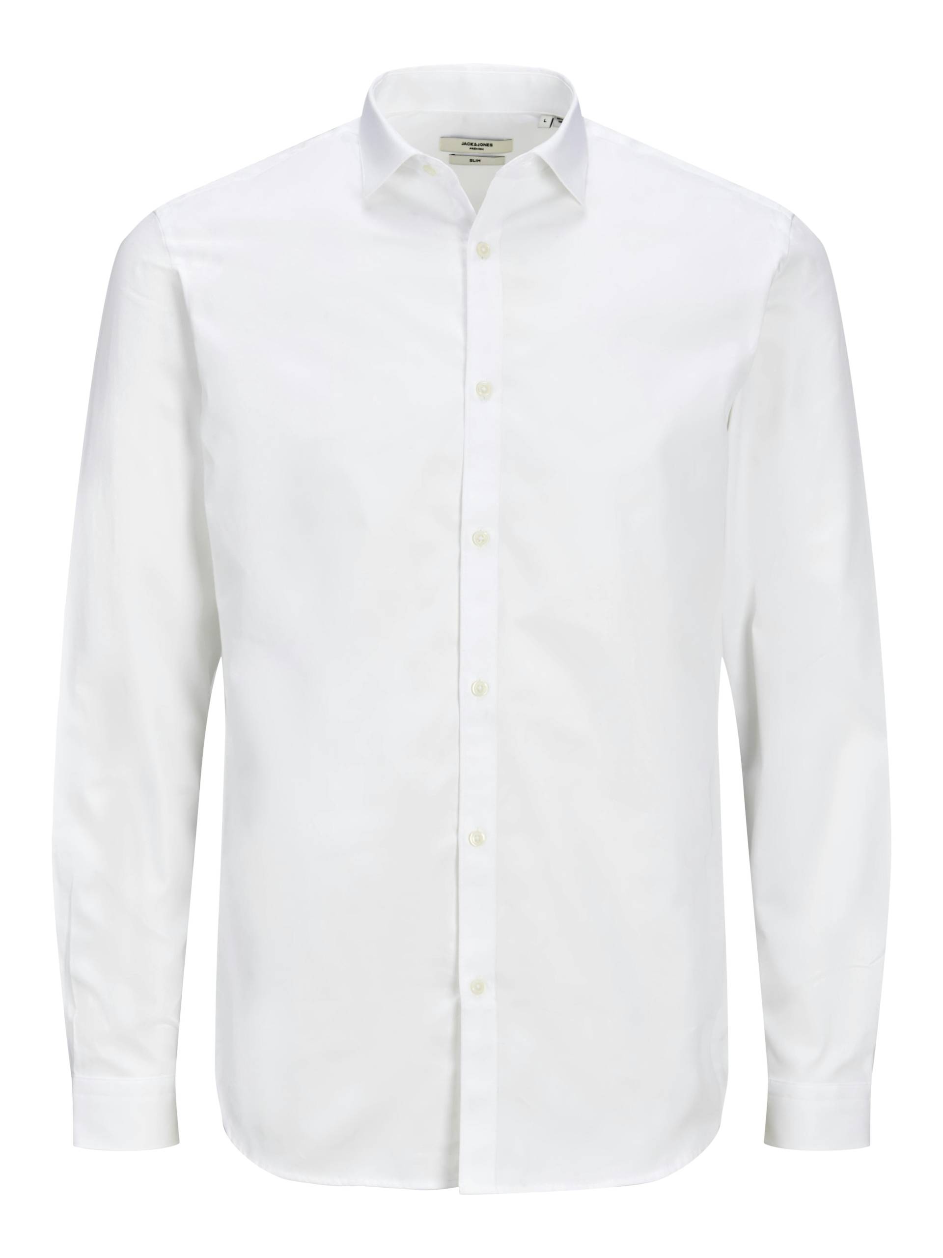 JACK&JONES - JPRBLACARDIFF SHIRT L/S NOOS PLS white von JACK&JONES