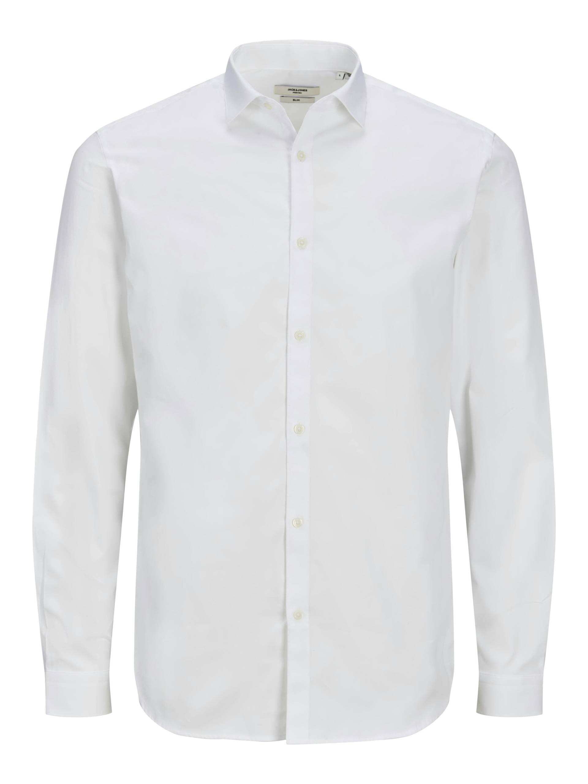 JACK&JONES - JPRBLACARDIFF SHIRT L/S NOOS white - Gr. - XXL von JACK&JONES
