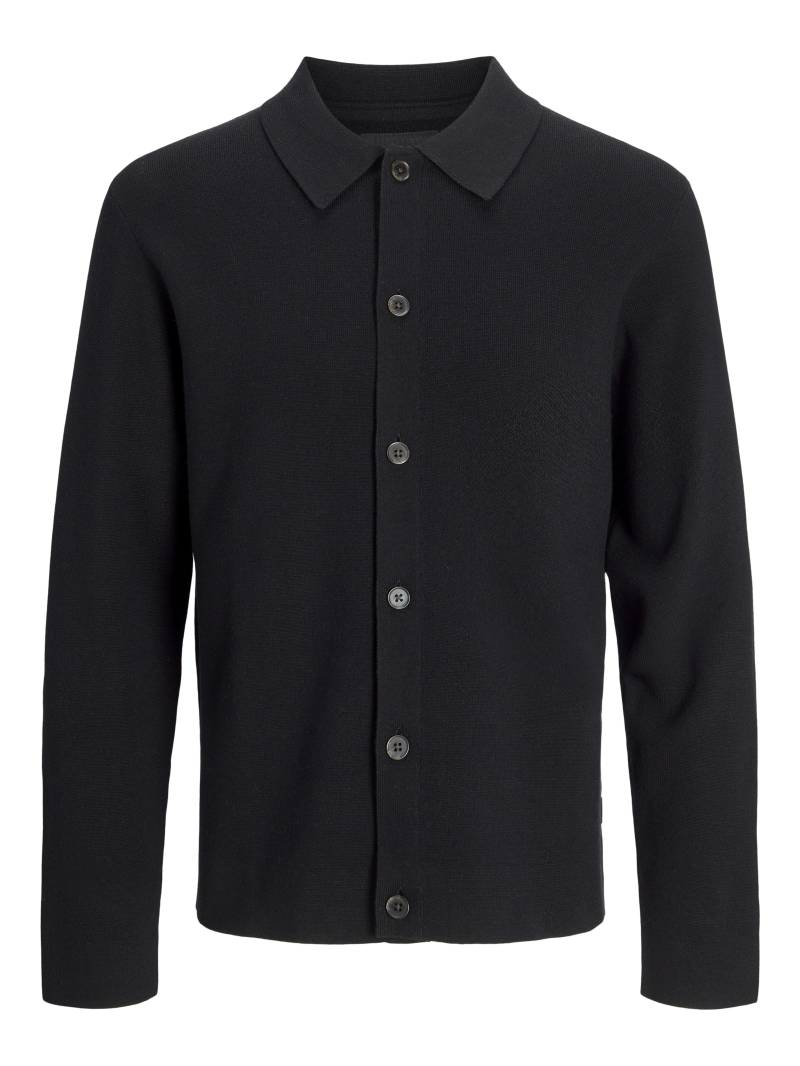 JACK&JONES - JPRBLAMILANO SPRING KNIT CARDIGAN black - Gr. - XL von JACK&JONES