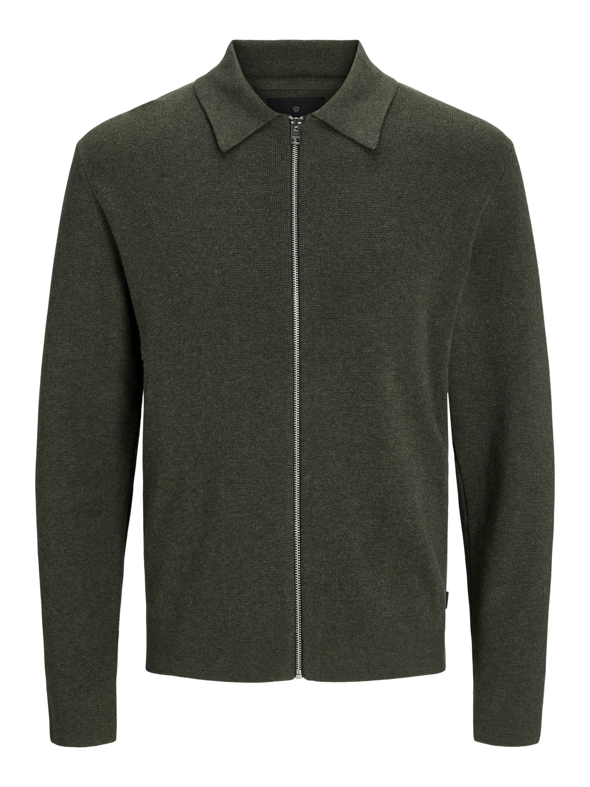 JACK&JONES - JPRBLAMILANO STITCH KNIT CARDIGAN SN peat - Gr. - XXL von JACK&JONES