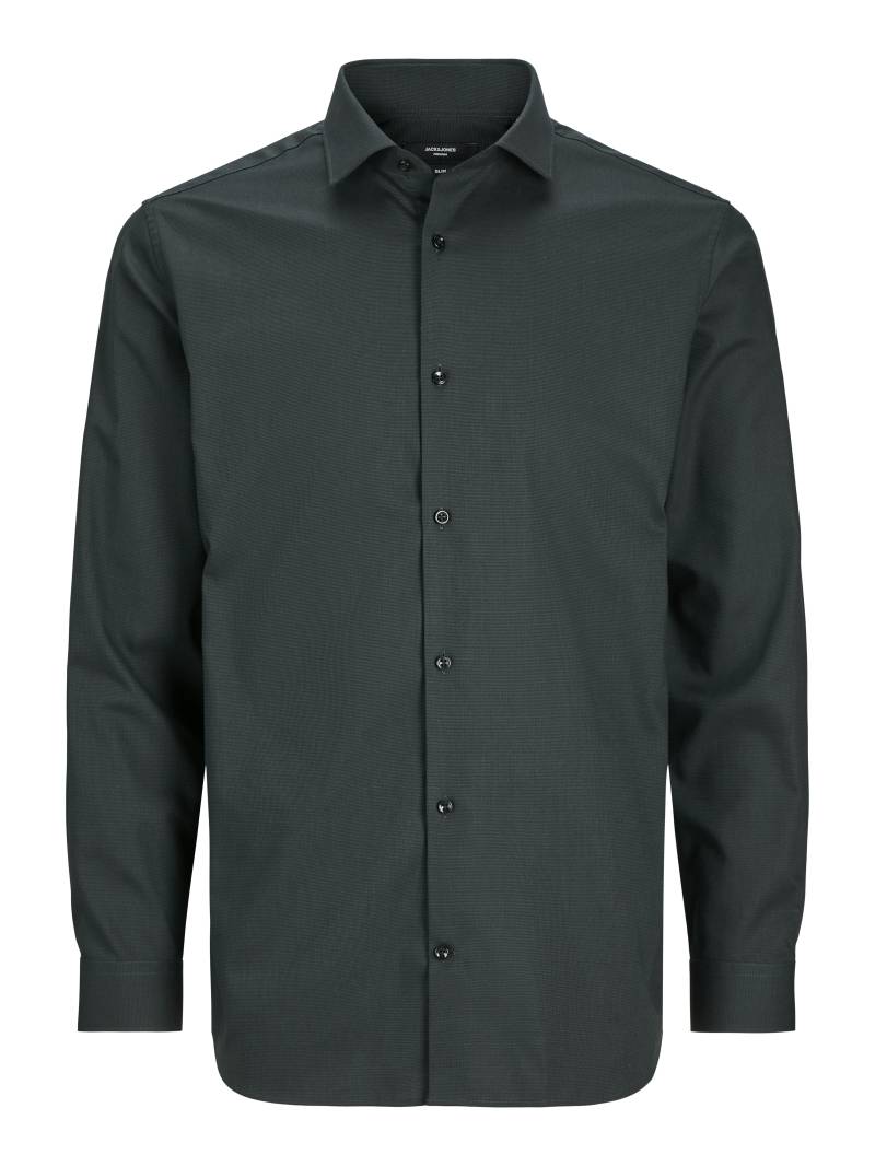 JACK&JONES - JPRBLAPARKER SHIRT L/S NOOS darkest spruce - Gr. - M von JACK&JONES