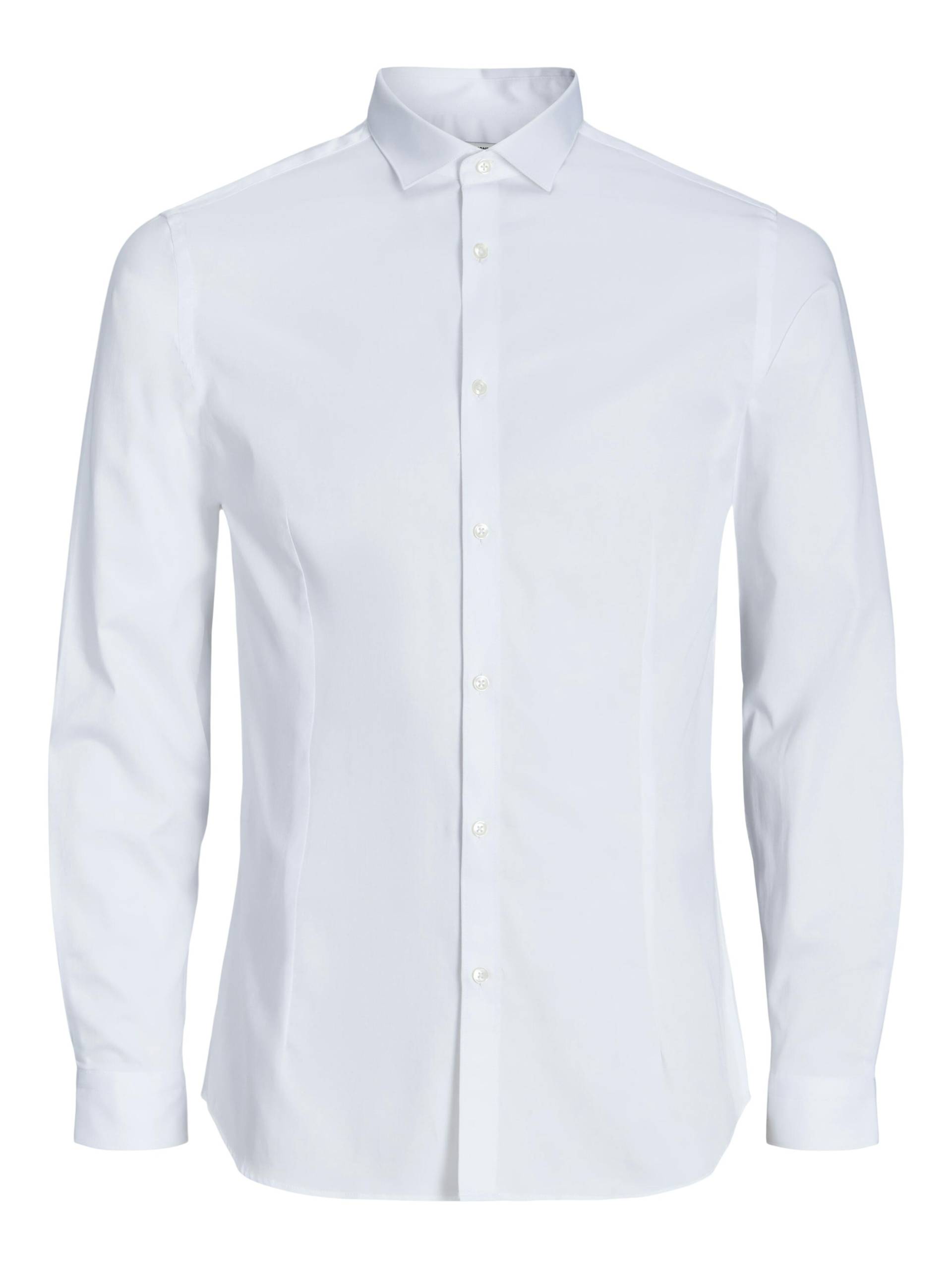JACK&JONES - JPRBLAPARMA SHIRT L/S NOOS white - Gr. - S von JACK&JONES