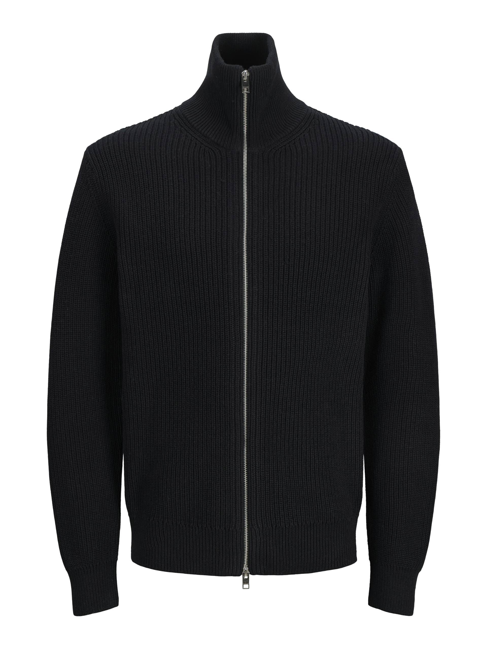 JACK&JONES - JPRBLASTANDFORT KNIT CARDIGAN BF black - Gr. - M von JACK&JONES