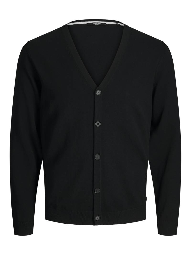JACK&JONES - JPRBLAWINTER KNIT CARDIGAN black - Gr. - S von JACK&JONES