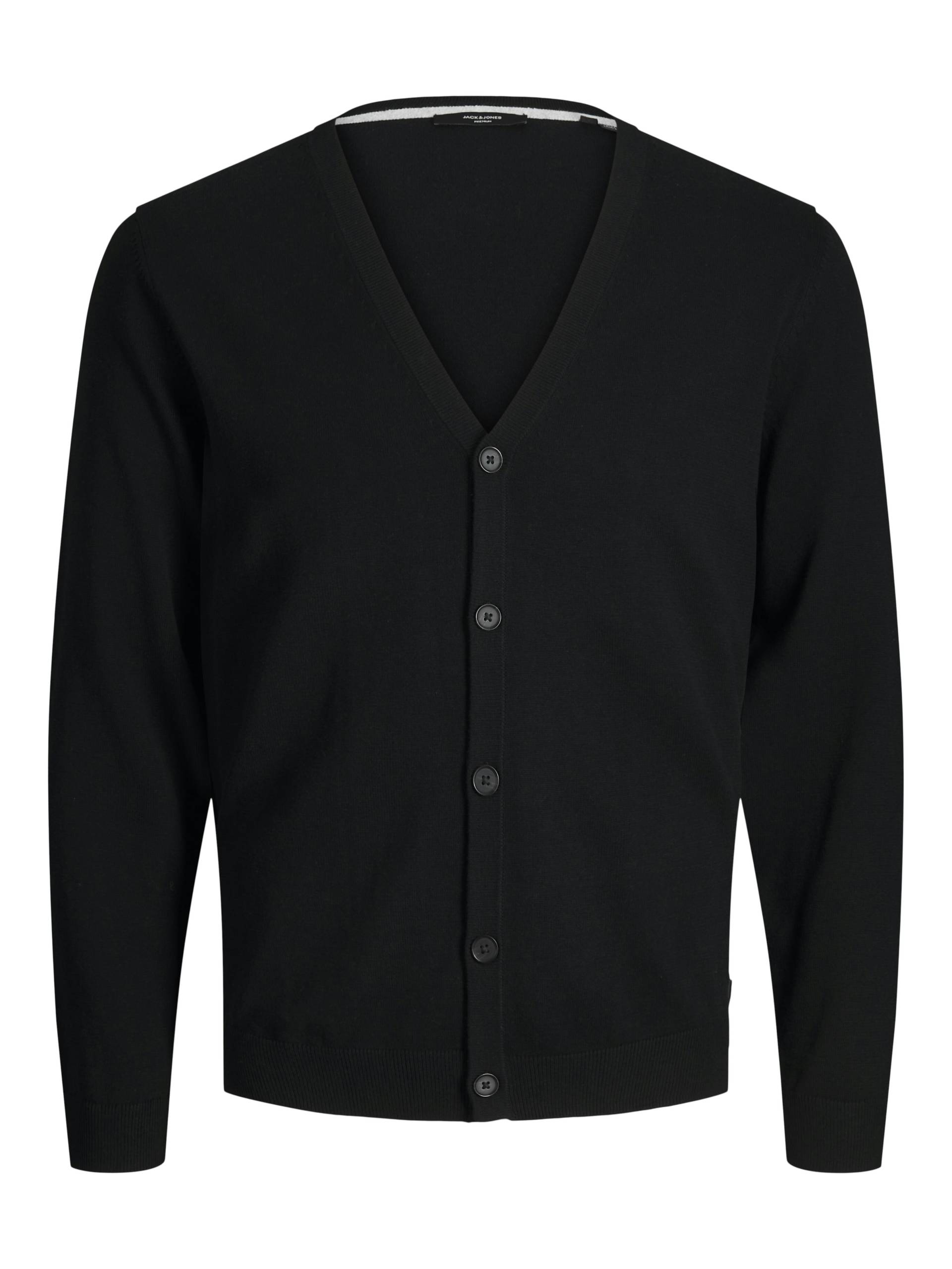 JACK&JONES - JPRBLAWINTER KNIT CARDIGAN black - Gr. - XS von JACK&JONES