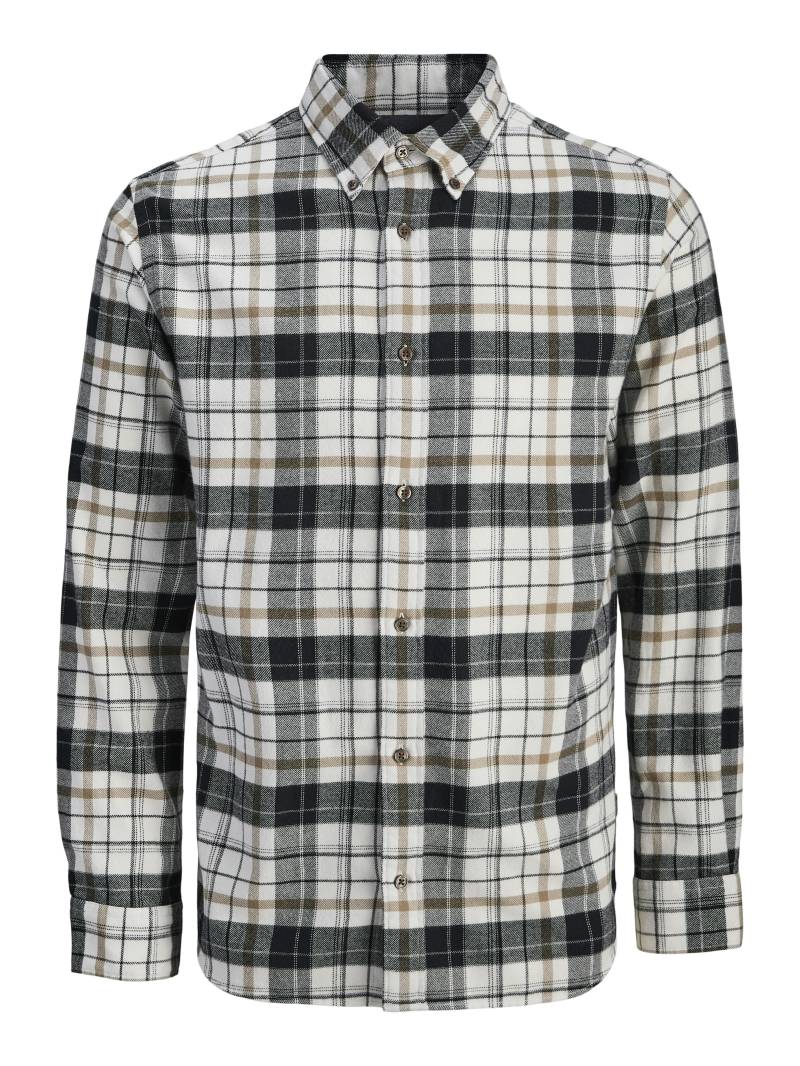 JACK&JONES - JPRBLUBARKLEY FLANNEL X-MAS L/S SHIRT CH crocodile - Gr. - L von JACK&JONES