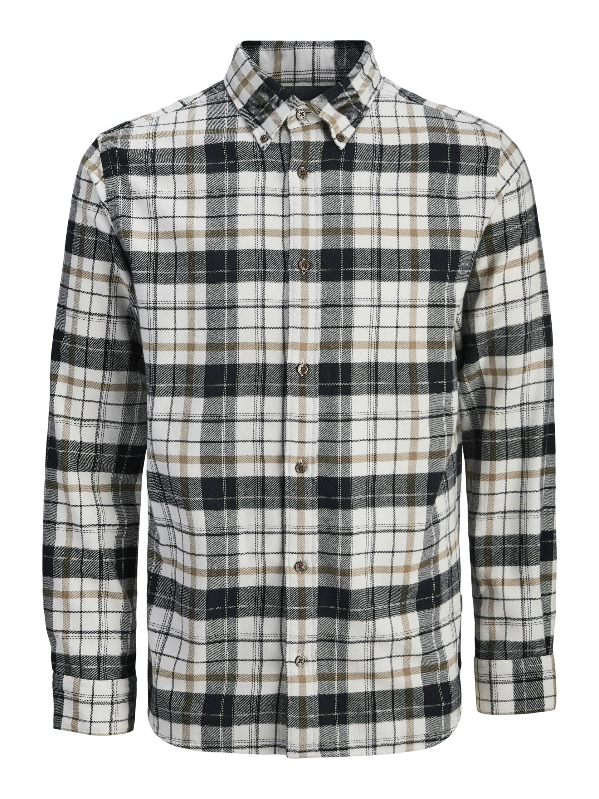 JACK&JONES - JPRBLUBARKLEY FLANNEL X-MAS L/S SHIRT CH crocodile - Gr. - XL von JACK&JONES