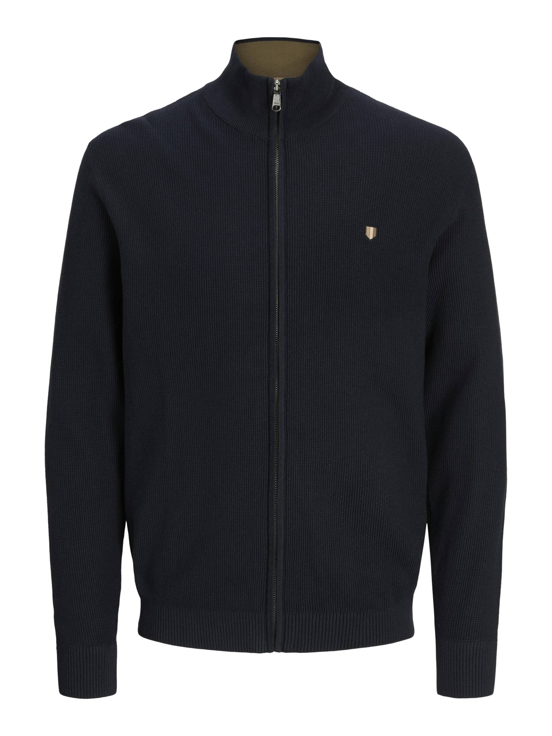 JACK&JONES - JPRBLUREX KNIT FULL ZIP CARDIGAN LN seaborne - Gr. - XXL von JACK&JONES