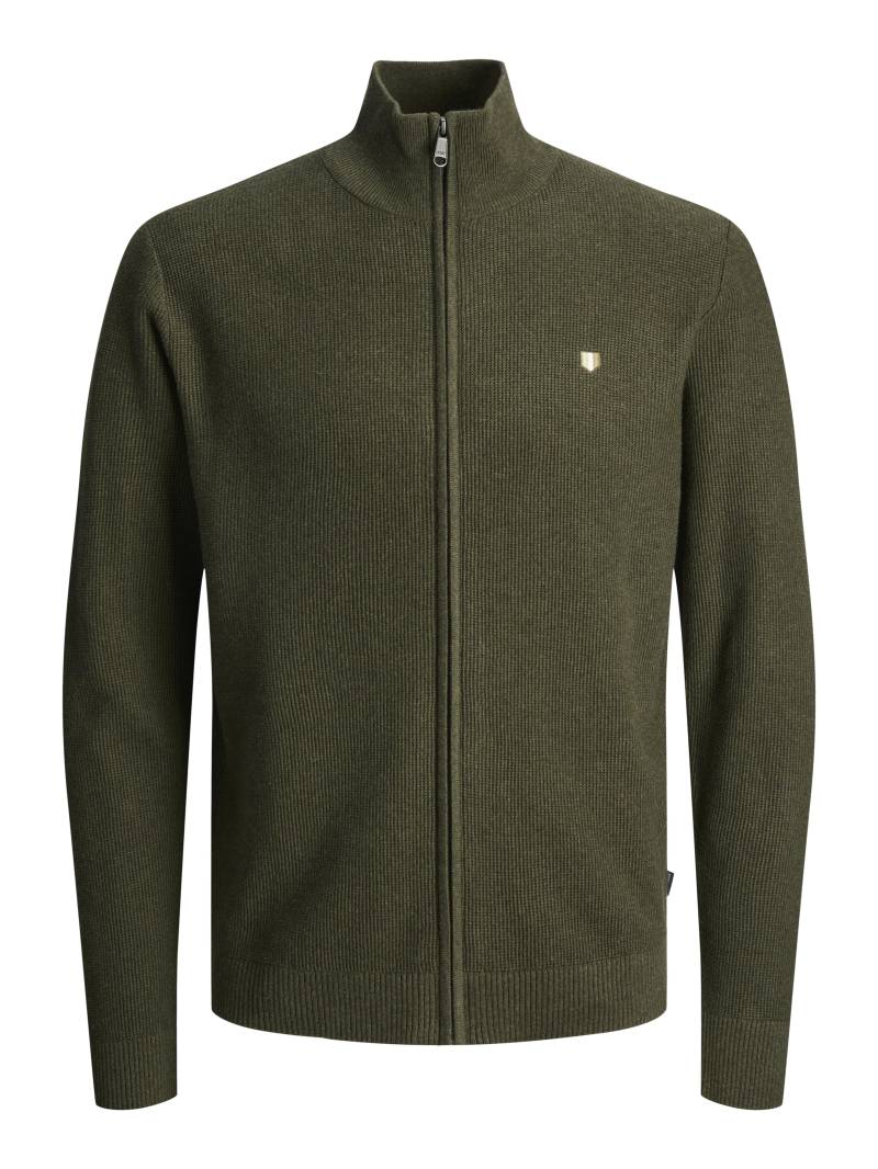 JACK&JONES - JPRBLURONY KNIT CARDIGAN LN olive night - Gr. - L von JACK&JONES