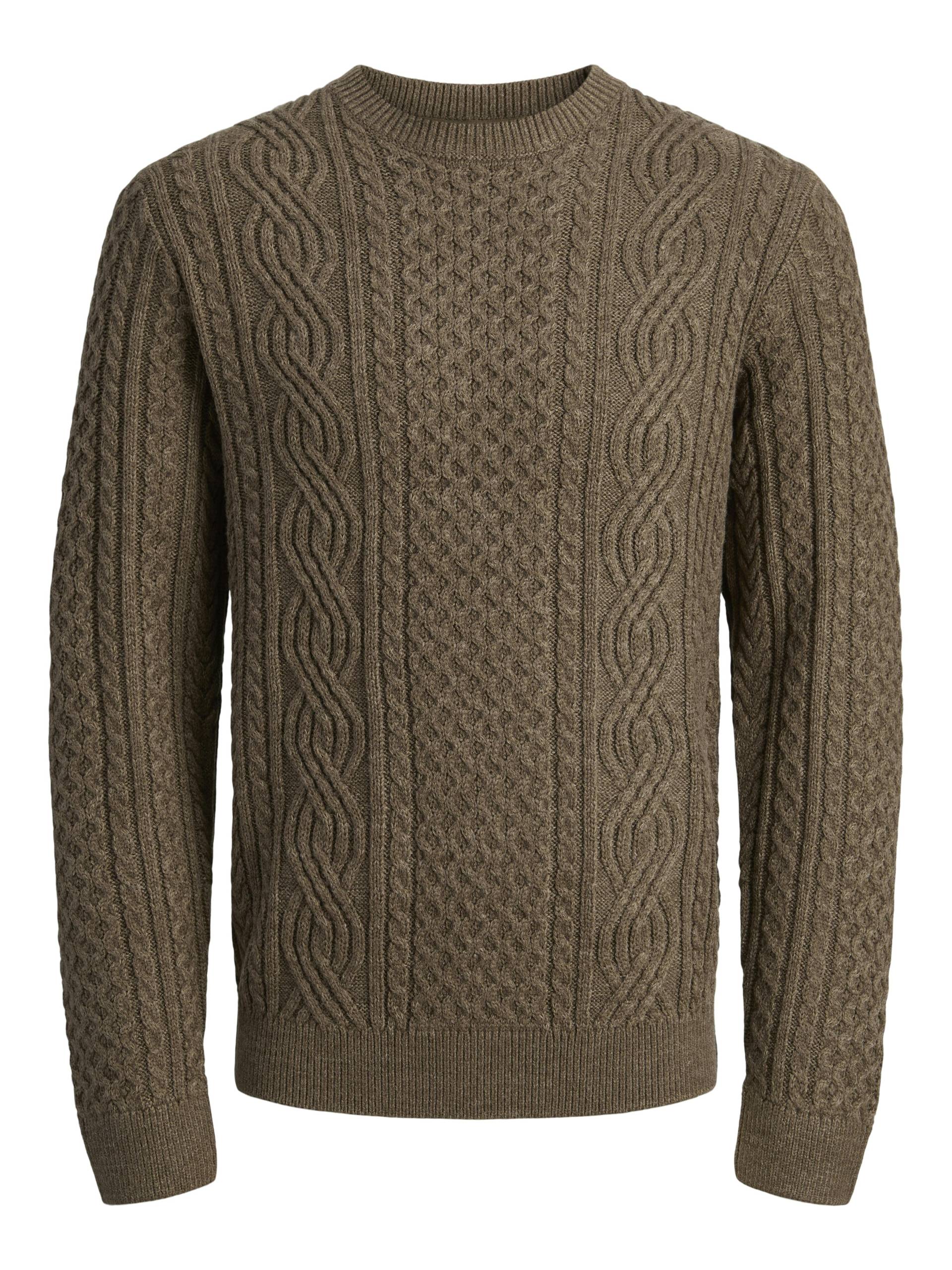 JACK&JONES - JPRBLUSEAN KNIT CABLE CREW NECK SN - Gr. - M von JACK&JONES