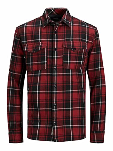 JACK & JONES JPRBLUWOODLAND Check Overshirt L/S SN von JACK & JONES
