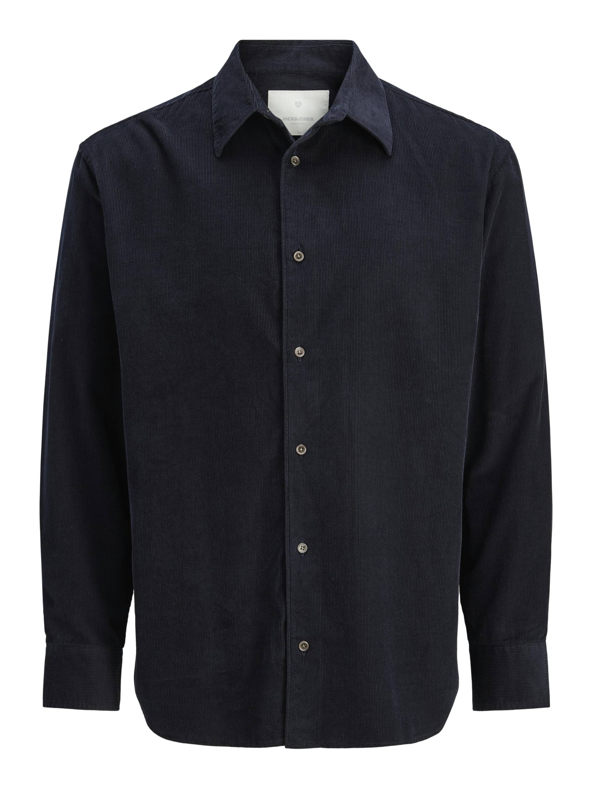 JACK&JONES - JPRCCASCOT CORDUROY L/S SHIRT night sky - Gr. - S von JACK&JONES